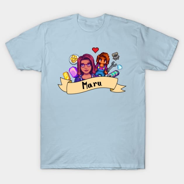 Maru Stardew Valley T-Shirt by LavenderLilypad